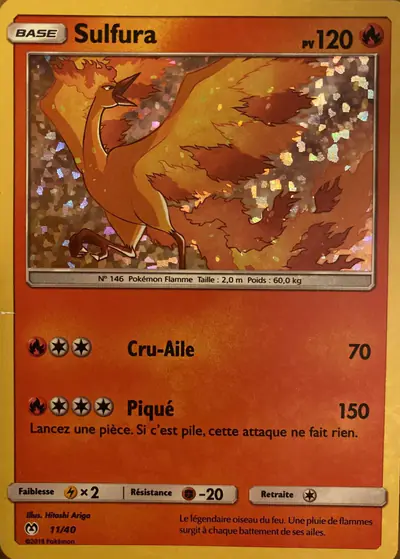Image de la carte Pokemon Sulfura 11/40