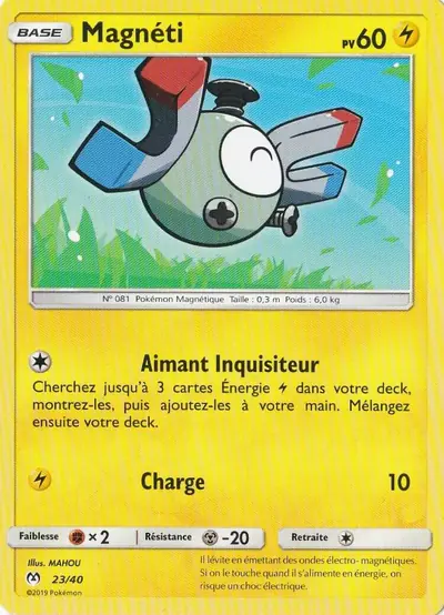 Image de la carte Pokemon Magnéti 23/40
