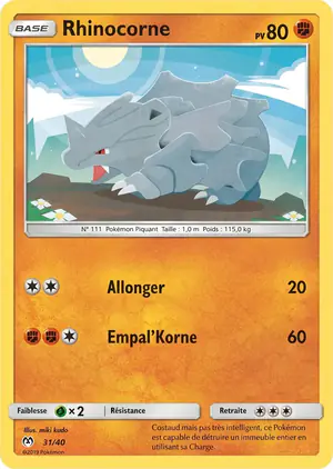 Rhinocorne 31/40