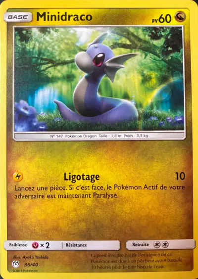 Image de la carte Pokemon Minidraco 36/40