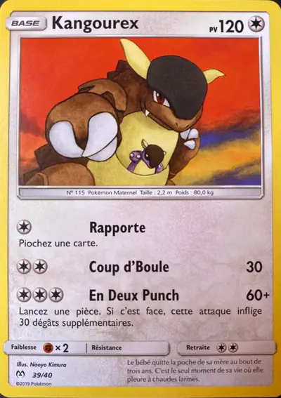 Image de la carte Pokemon Kangourex 39/40