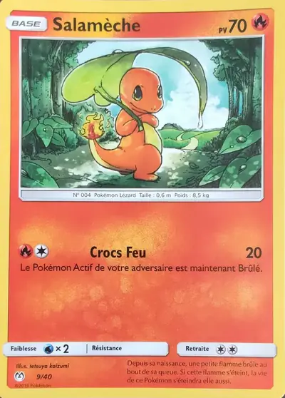 Image de la carte Pokemon Salamèche 9/40