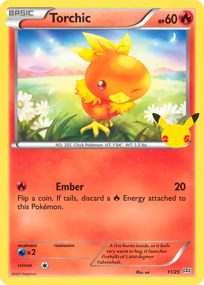 Image de la carte Pokemon Poussifeu 11/25