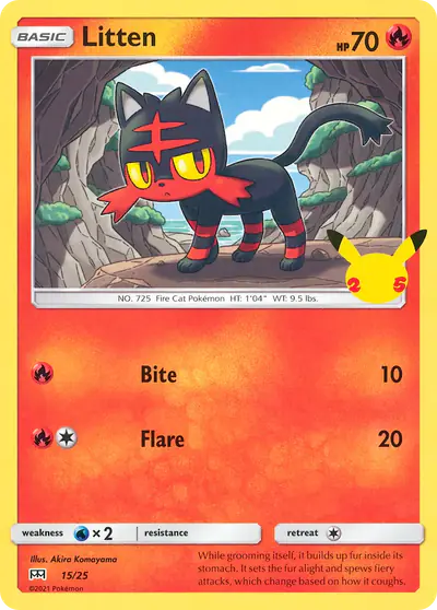 Image de la carte Pokemon Flamiaou 15/25