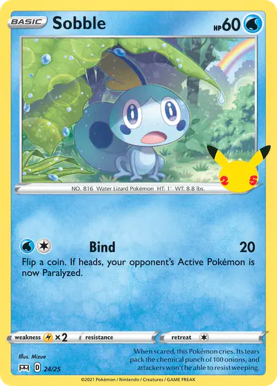 Image de la carte Pokemon Larméléon 24/25
