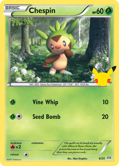 Image de la carte Pokemon Marisson 6/25