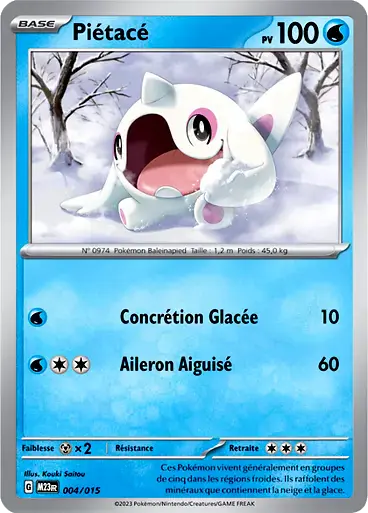 Image de la carte Pokemon Piétacé 004/15
