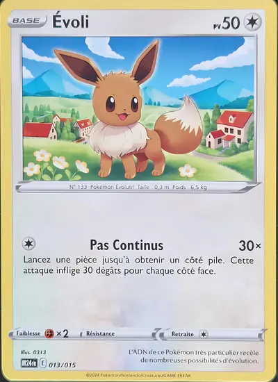 Image de la carte Pokemon Évoli 013/15
