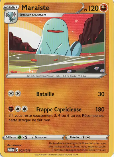 Image de la carte Pokemon Maraiste 007/15