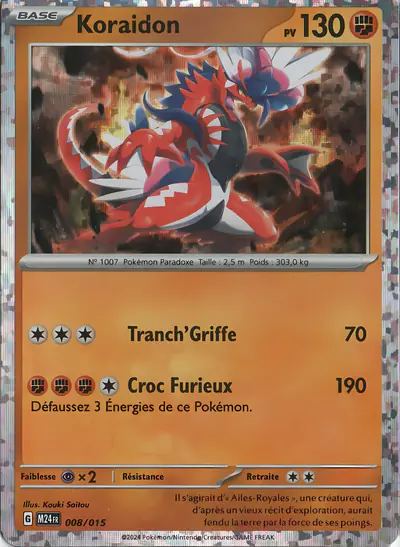 Image de la carte Pokemon Koraidon 008/15