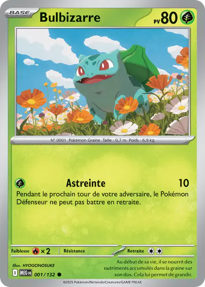 Image de la carte Pokemon Bulbizarre 001/132