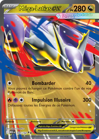 Image de la carte Pokemon Méga-Latias ex 100/132