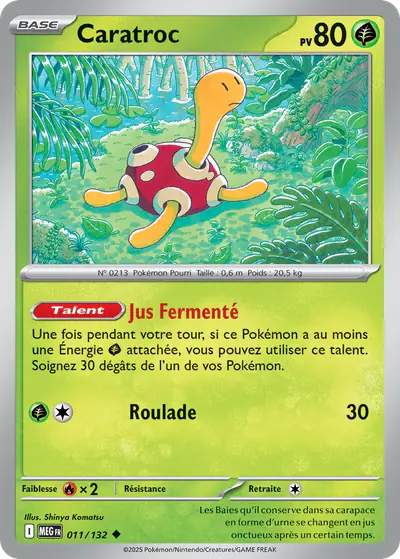 Image de la carte Pokemon Caratroc 011/132