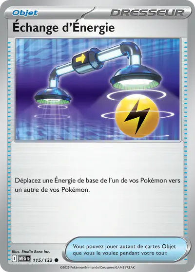 Image de la carte Pokemon Échange d'Énergie 115/132