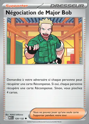 N&eacute;gociation de Major Bob 120/132