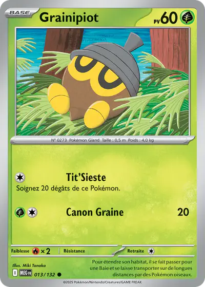 Image de la carte Pokemon Grainipiot 013/132