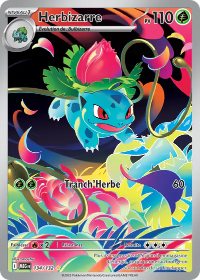 Image de la carte Pokemon Herbizarre 134/132