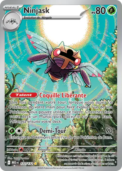 Image de la carte Pokemon Ninjask 137/132