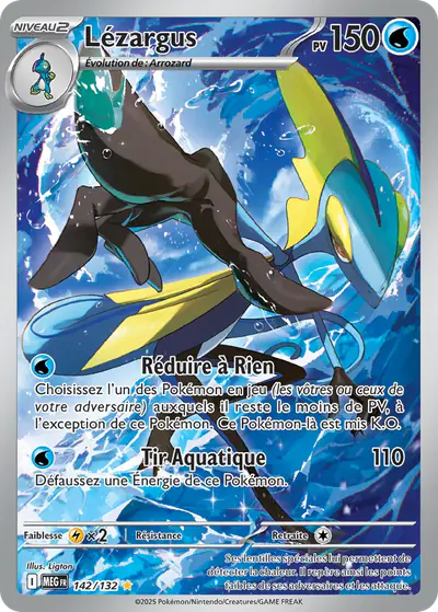 Image de la carte Pokemon Lézargus 142/132