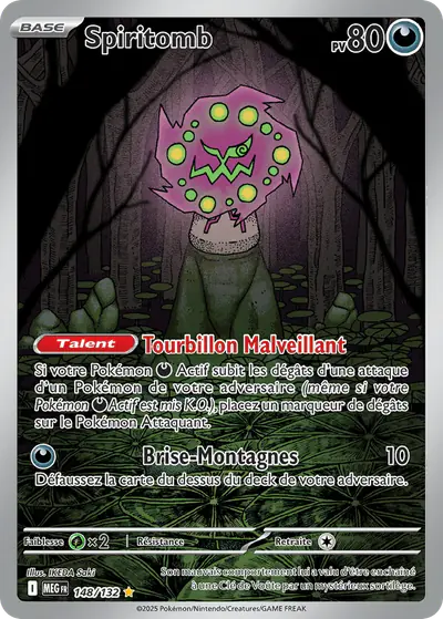 Image de la carte Pokemon Spiritomb 148/132