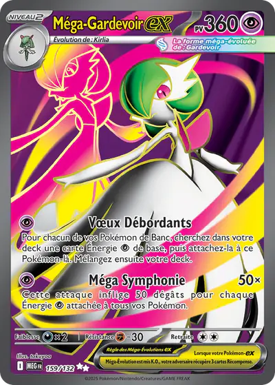 Image de la carte Pokemon Méga-Gardevoir ex 159/132