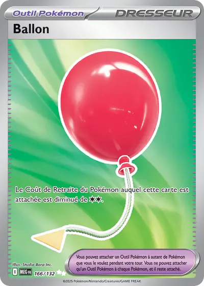 Image de la carte Pokemon Ballon 166/132
