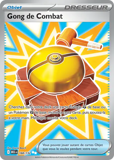 Image de la carte Pokemon Gong de Combat 168/132