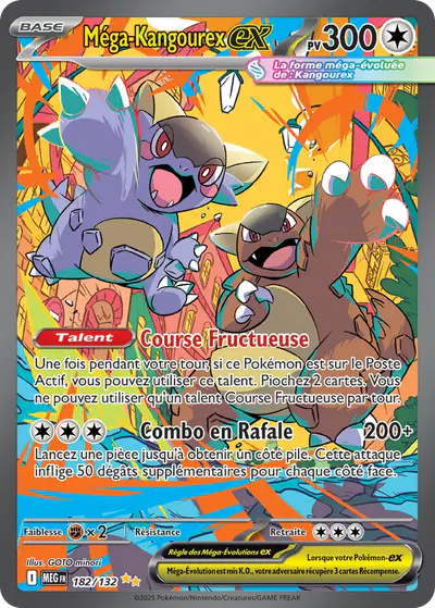 Image de la carte Pokemon Méga-Kangourex ex 182/132