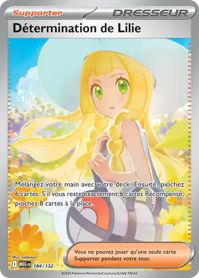 Image de la carte Pokemon Détermination de Lilie 184/132