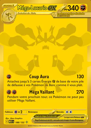 M&eacute;ga-Lucario ex 188/132