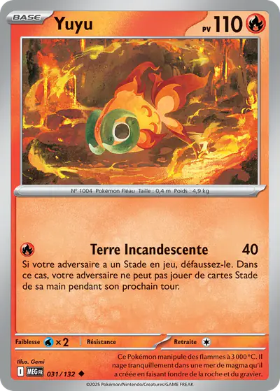Image de la carte Pokemon Yuyu 031/132