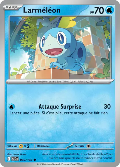 Image de la carte Pokemon Larméléon 039/132