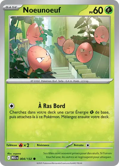 Image de la carte Pokemon Noeunoeuf 004/132
