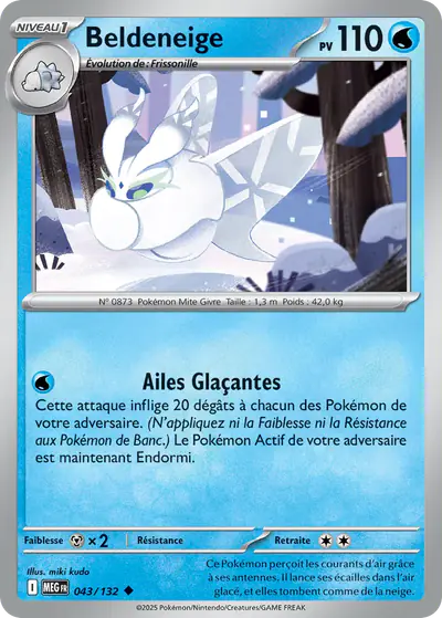 Image de la carte Pokemon Beldeneige 043/132