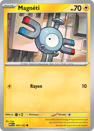 Image de la carte Pokemon Magnéti 045/132