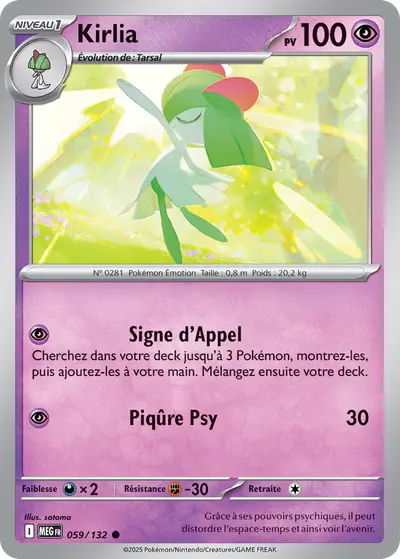 Image de la carte Pokemon Kirlia 059/132