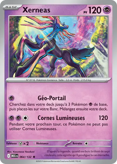 Image de la carte Pokemon Xerneas 064/132