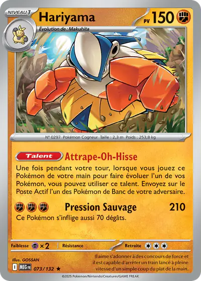 Image de la carte Pokemon Hariyama 073/132