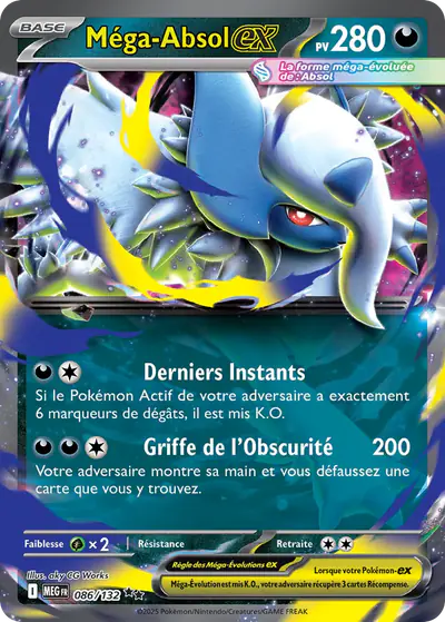 Image de la carte Pokemon Méga-Absol ex 086/132