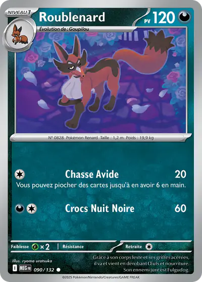 Image de la carte Pokemon Roublenard 090/132