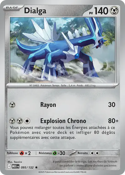 Image de la carte Pokemon Dialga 095/132