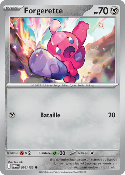 Image de la carte Pokemon Forgerette 096/132