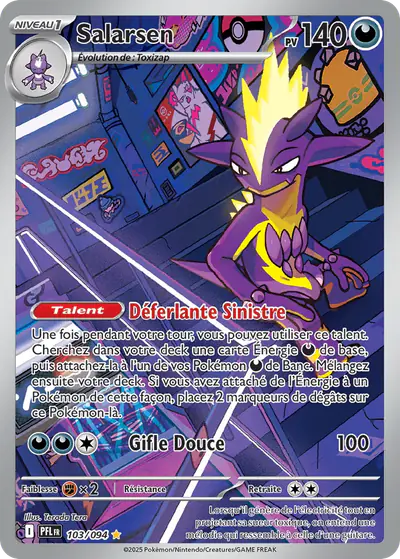 Image de la carte Pokemon Salarsen 103/94
