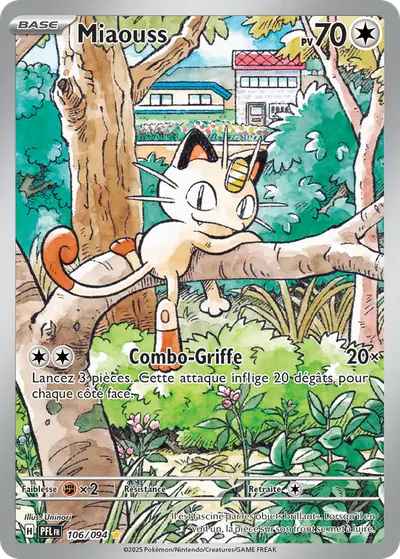Image de la carte Pokemon Miaouss 106/94