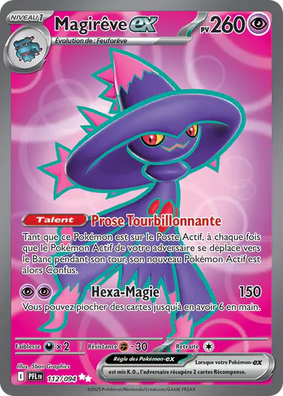 Image de la carte Pokemon Magirêve ex 112/94