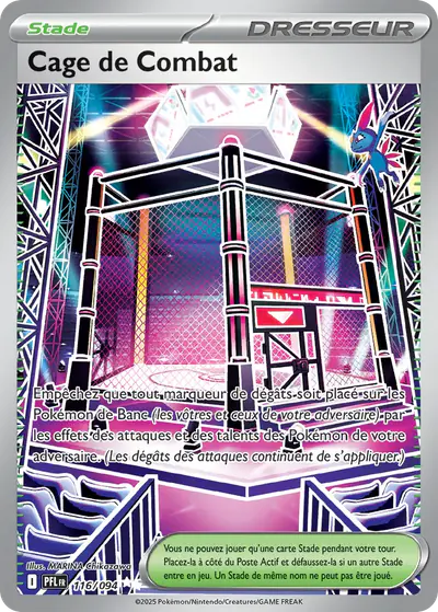 Image de la carte Pokemon Cage de Combat 116/94