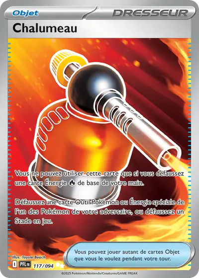 Image de la carte Pokemon Chalumeau 117/94