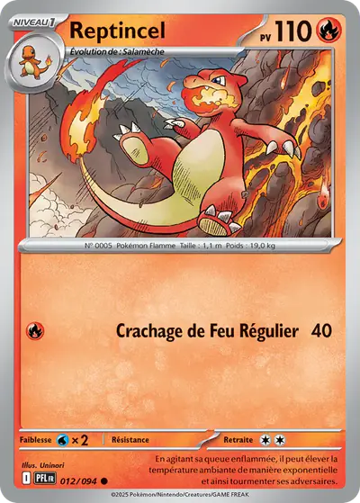 Image de la carte Pokemon Reptincel 012/94