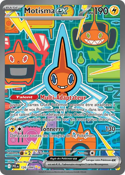 Image de la carte Pokemon Motisma ex 126/94