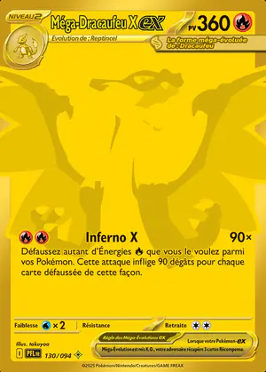 M&eacute;ga-Dracaufeu X ex 130/094